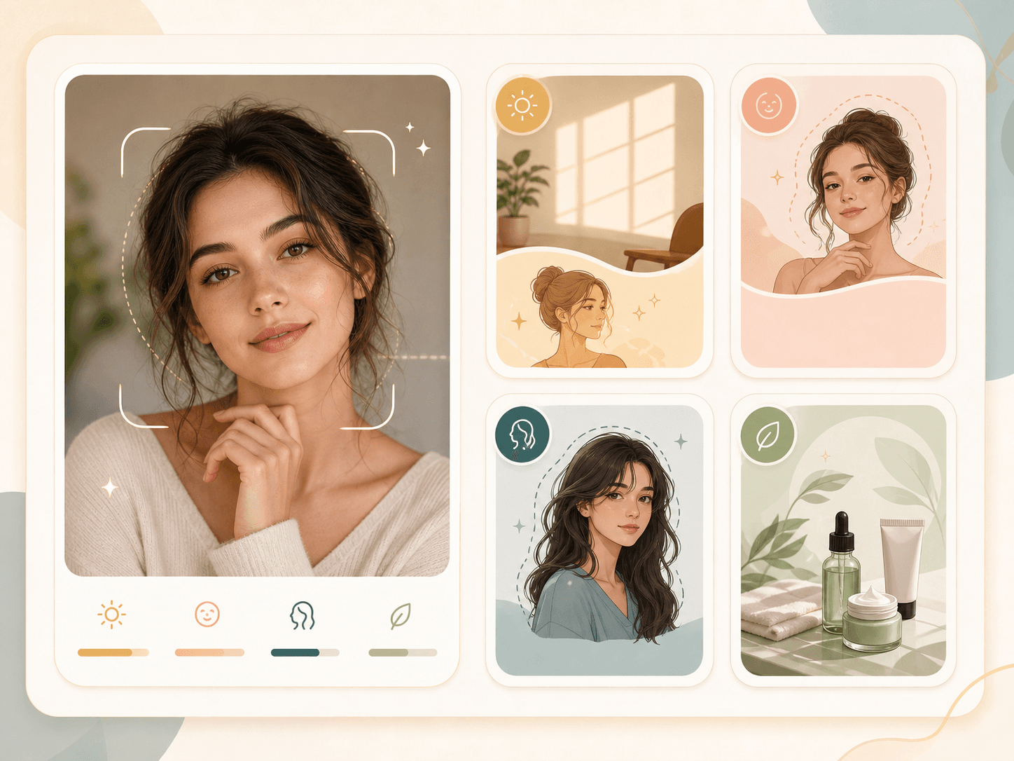 AI attractiveness test suggestions for portrait lighting and style