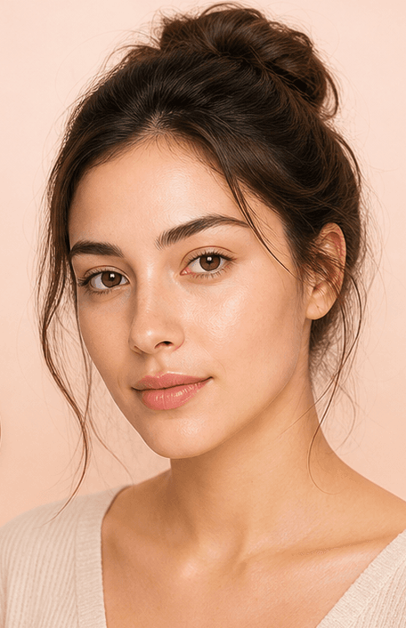 AI beauty filter demo comparison - After