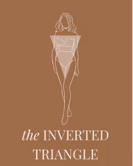 Inverted Triangle body shape silhouette