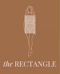 Rectangle body shape silhouette