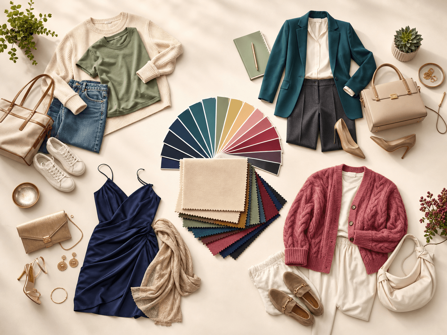 Feature image showing outfit color ideas by occasion
