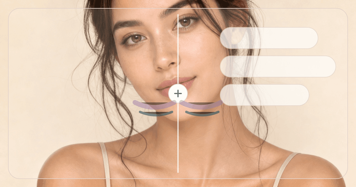 Dark Circle Remover preview with brighter under-eye area
