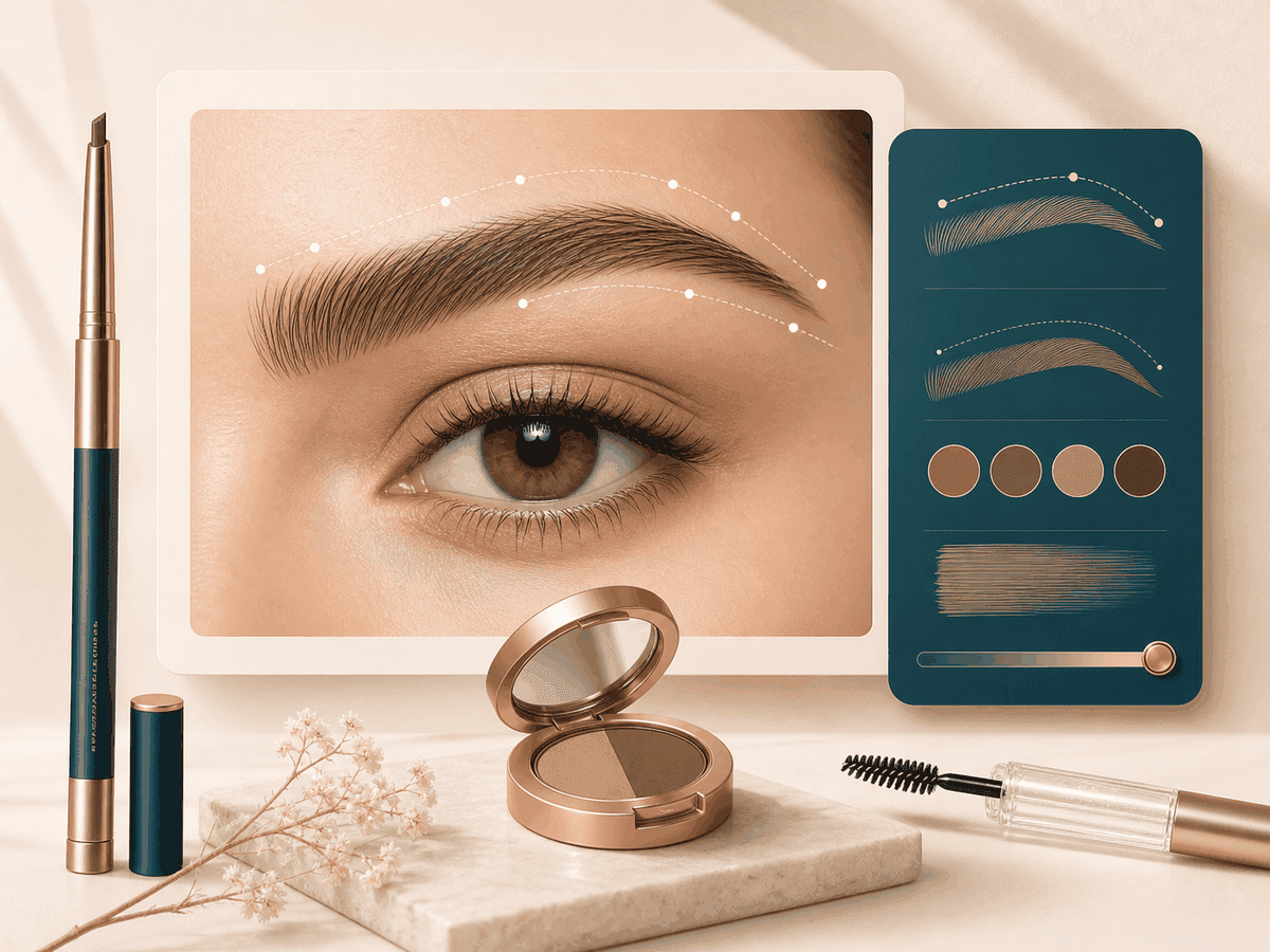 Feature image showing eyeliner and eyeshadow guidance