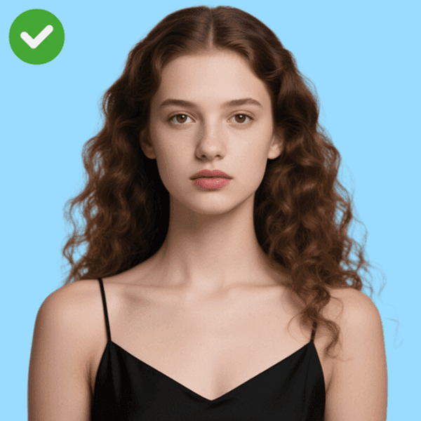 Use a clear front photo