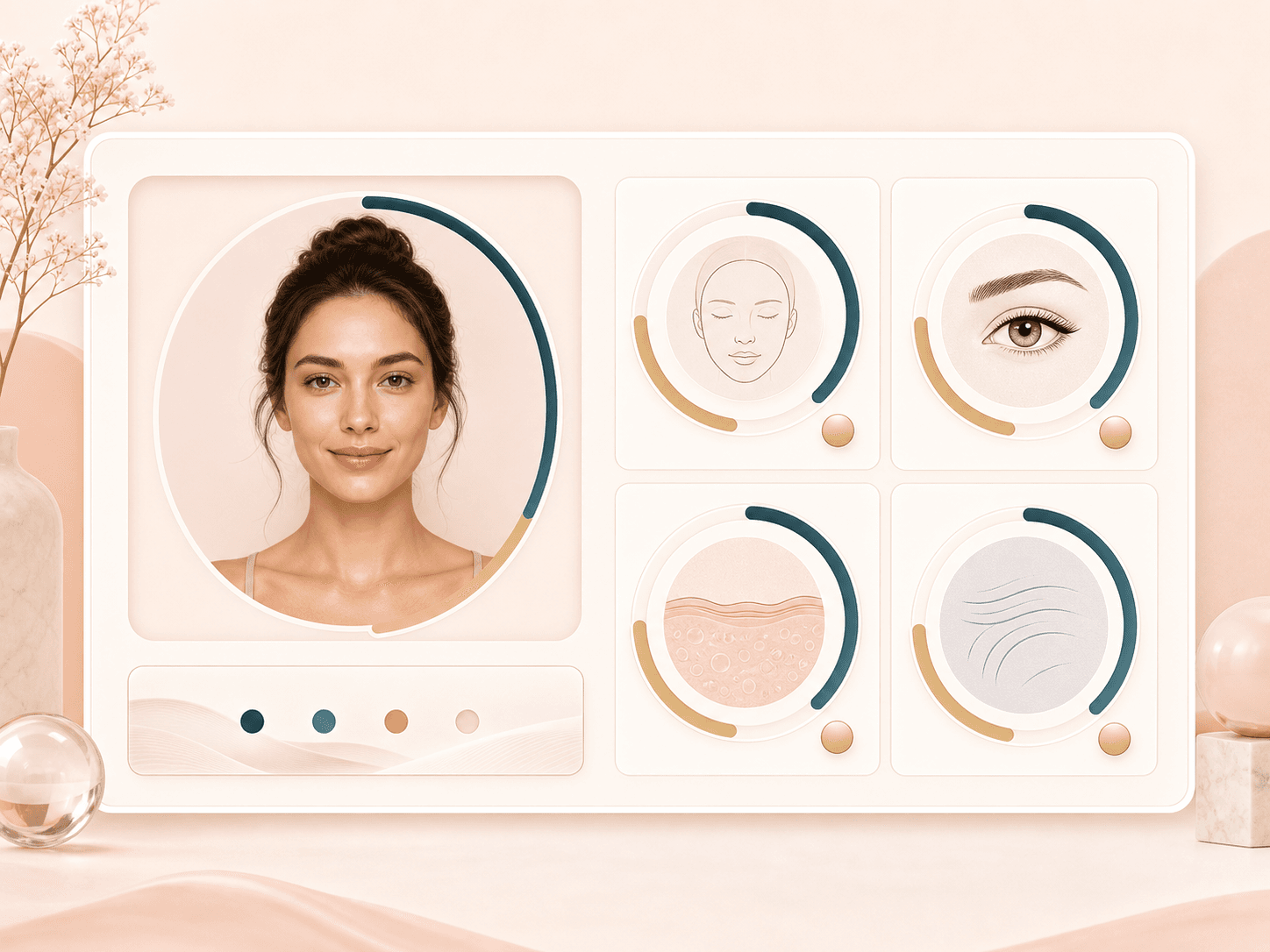 Illustration of confidence meters in a face age detector result
