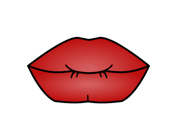 Bow Shaped Lips