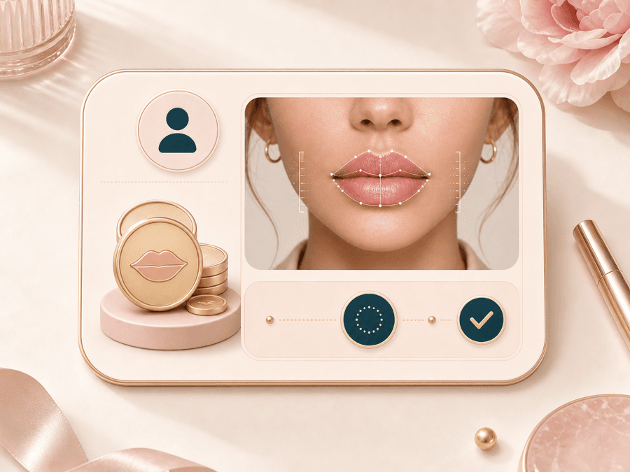 Feature image showing credit tokens beside a lip shape detector card