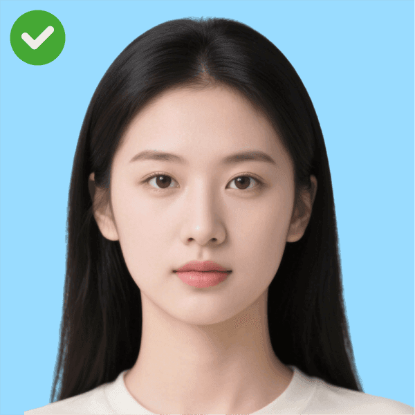 Use a clear front facing photo