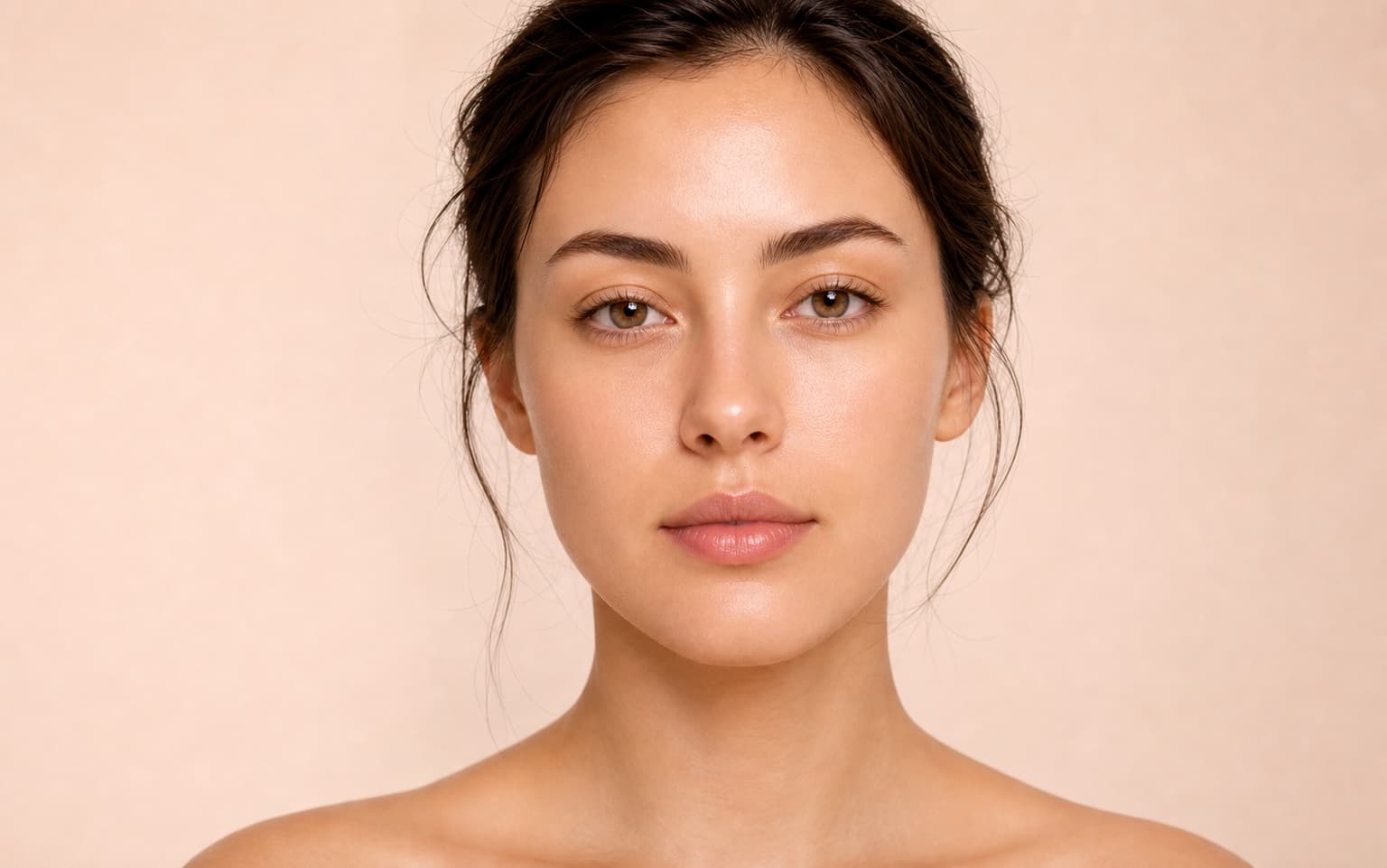 AI skin retouching before and after preview - After