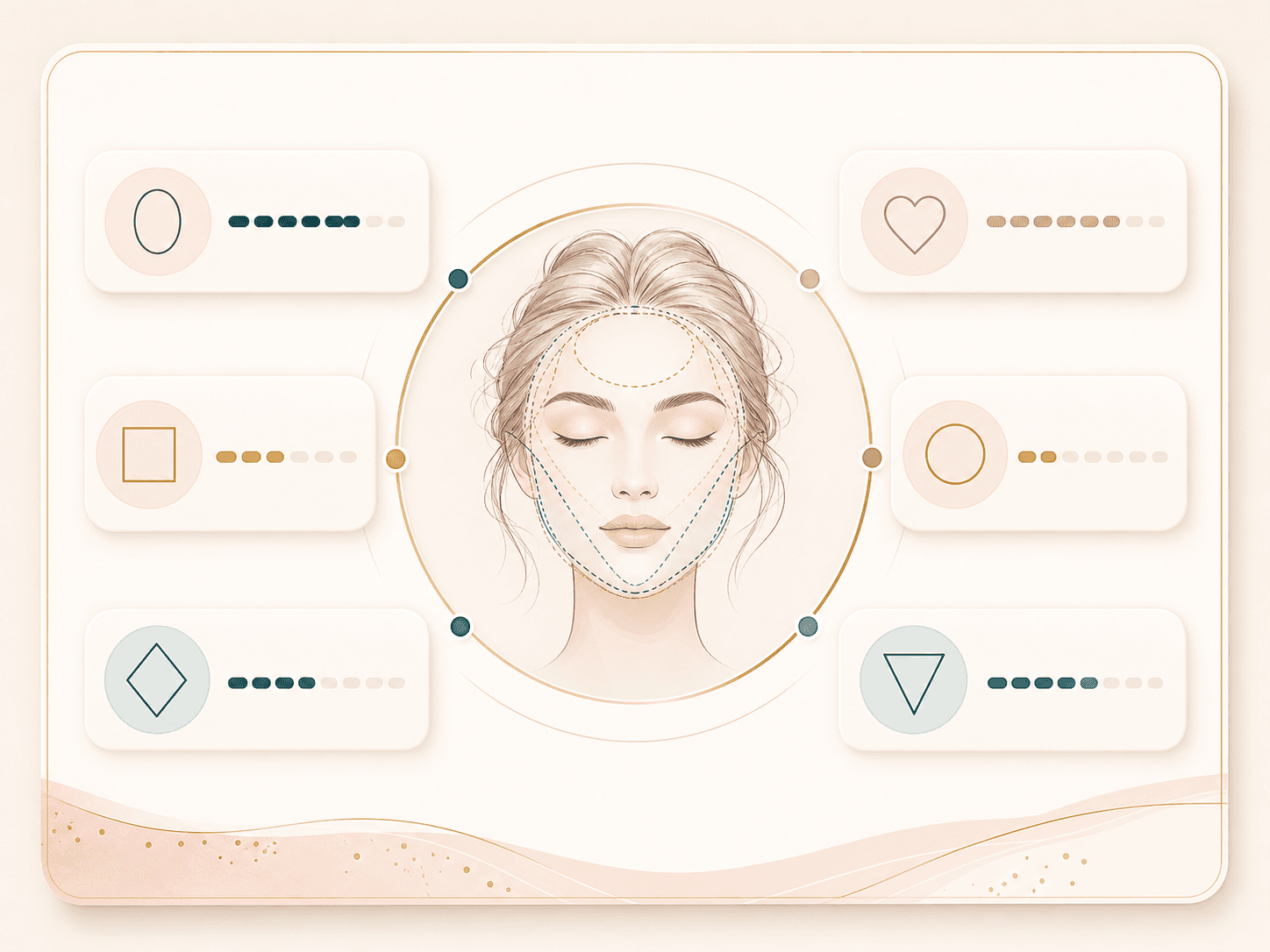 Feature image showing blended face shape confidence cards