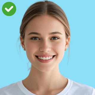 Use a clear front photo