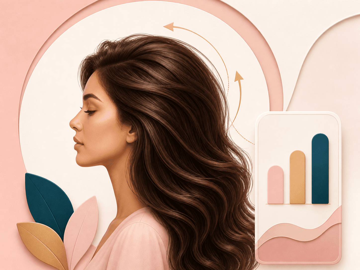 Feature image showing volume and fullness cues for hair analysis