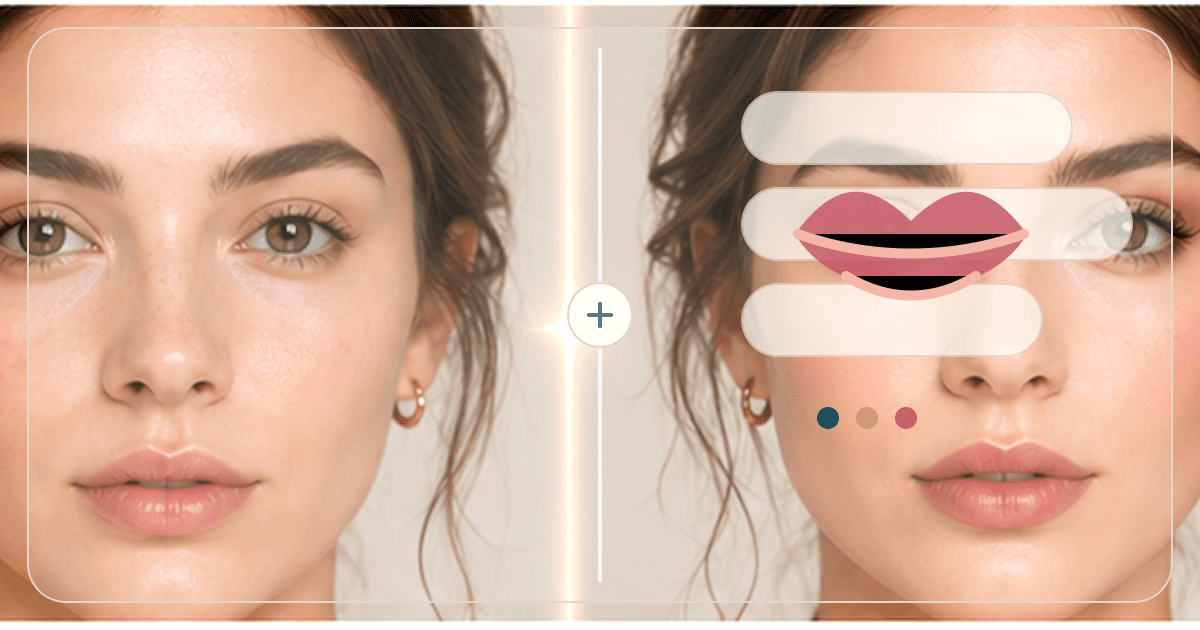 Lipstick Shade Matcher preview with lip color family swatches