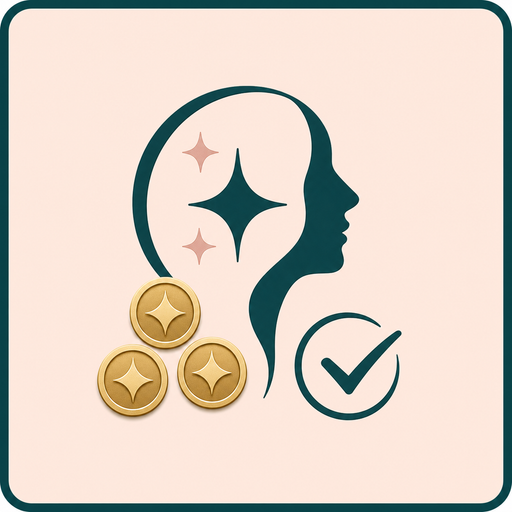 Icon showing credit tokens for an AI yearbook generator run