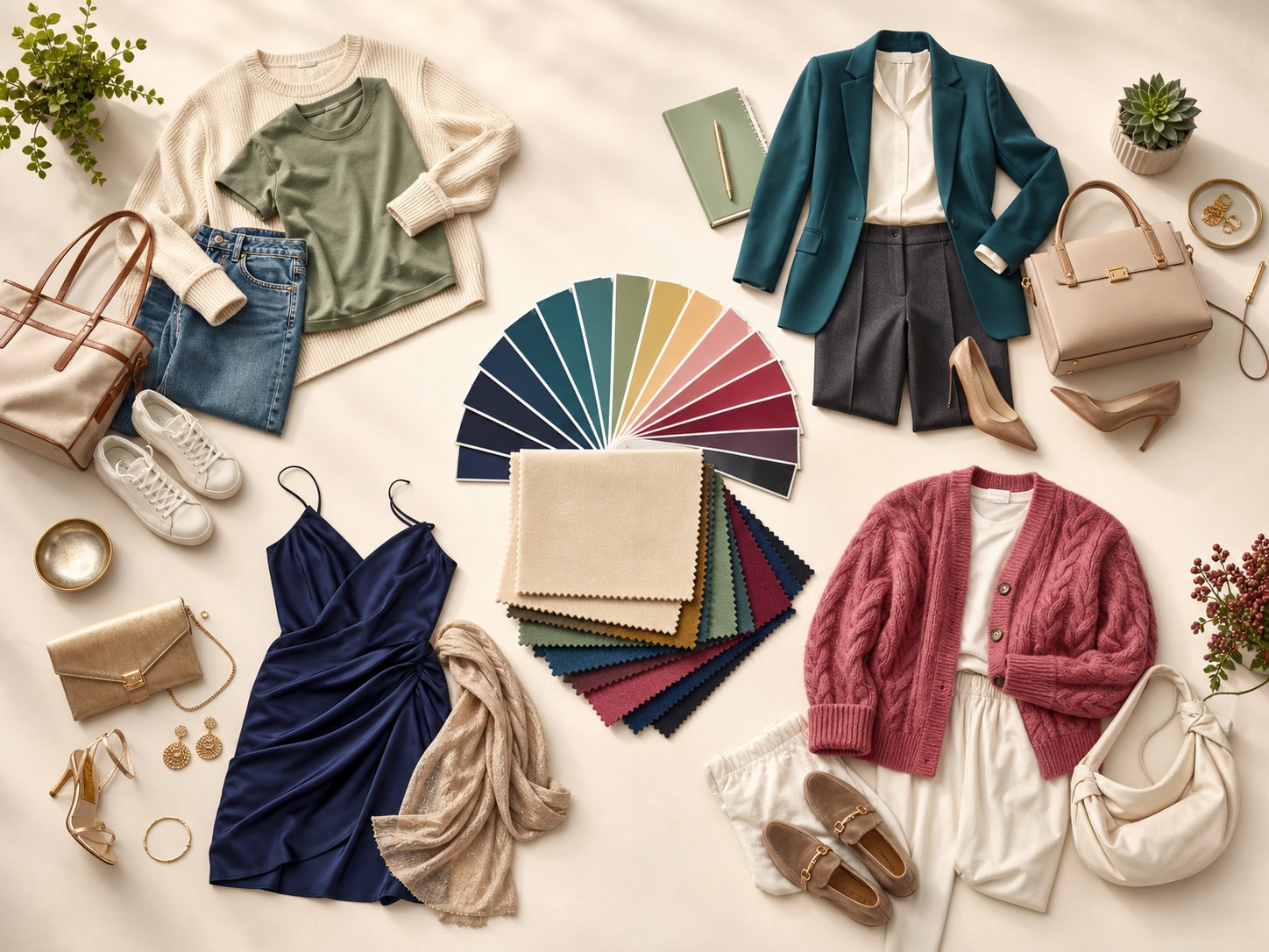 Feature image showing outfit color ideas by occasion