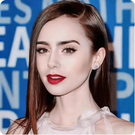 Lily Collins Face Age Detection