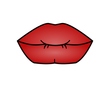 Bow-Shaped Lips