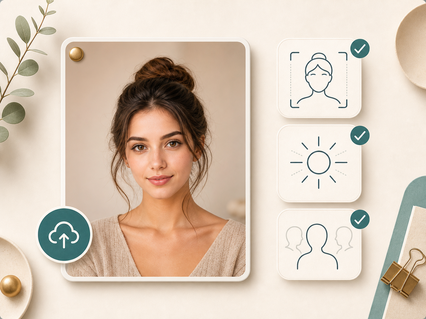 Clear portrait upload guidance for better sketch results